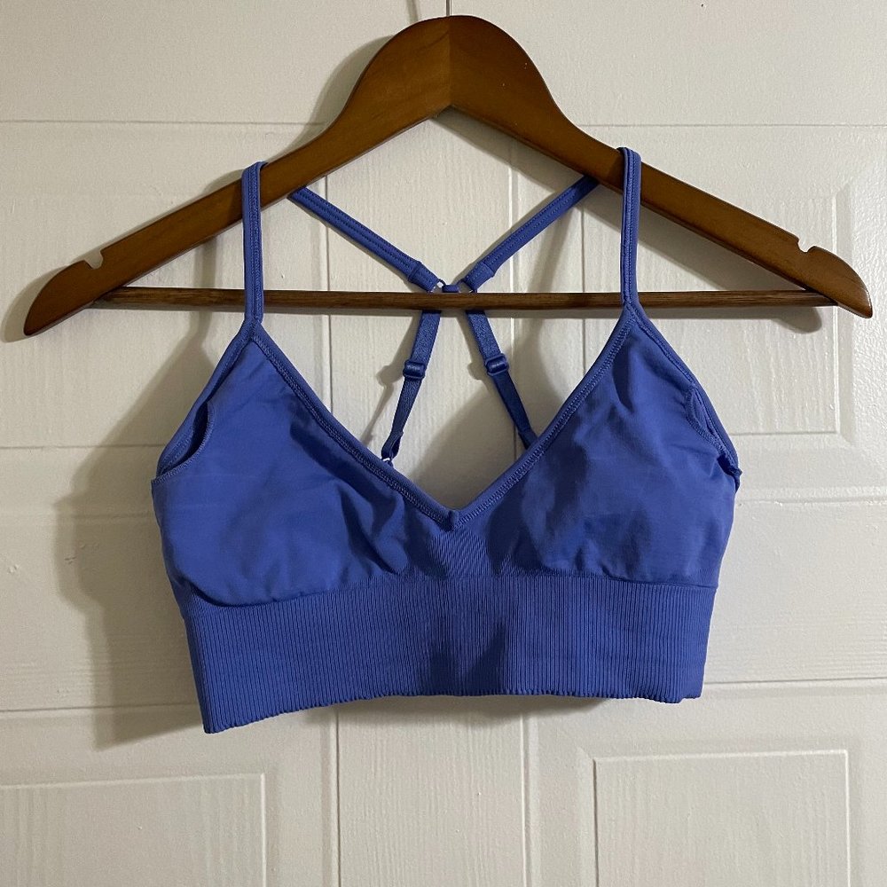 Lululemon Blue Sports Bra, Size 6